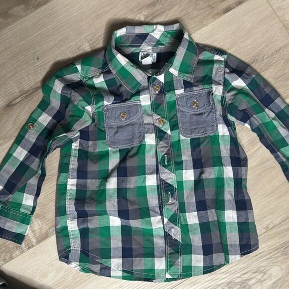 Old Navy, Janie & Jack, Gap Flannel Shirts Bundle Set Size 4T - Picture 7 of 8